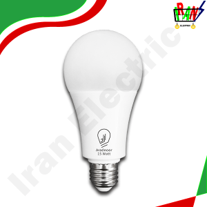 لامپ حبابی 15 وات SMD آراد نور پارسیان بهینه